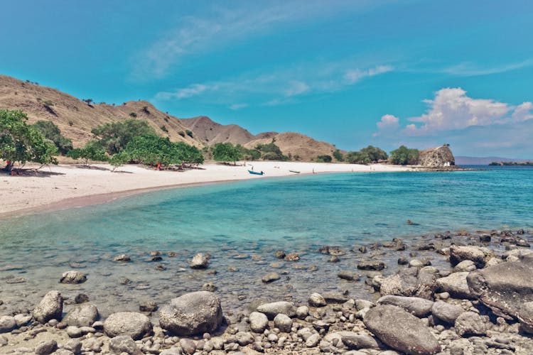 Photograph Of Hills Near The Sea