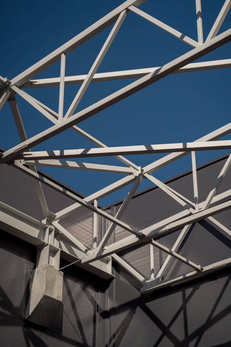 Iron Construction In A Building 