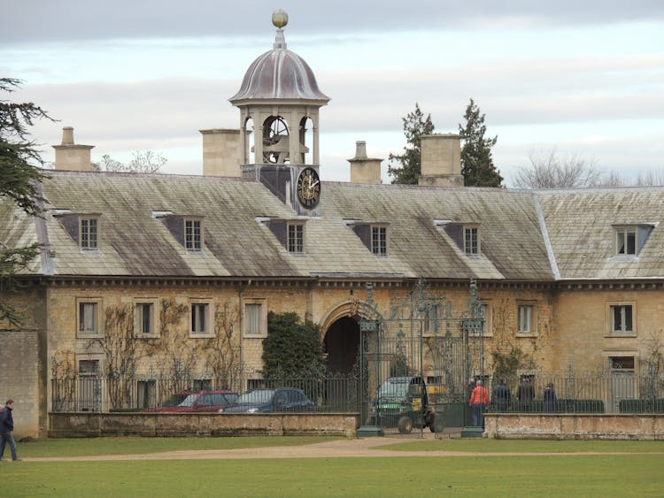 Belton House Under White Sky