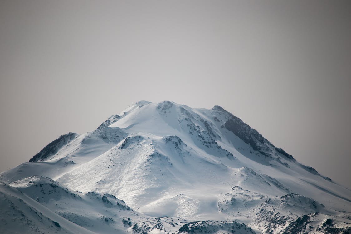 Mountain Covered with Snow