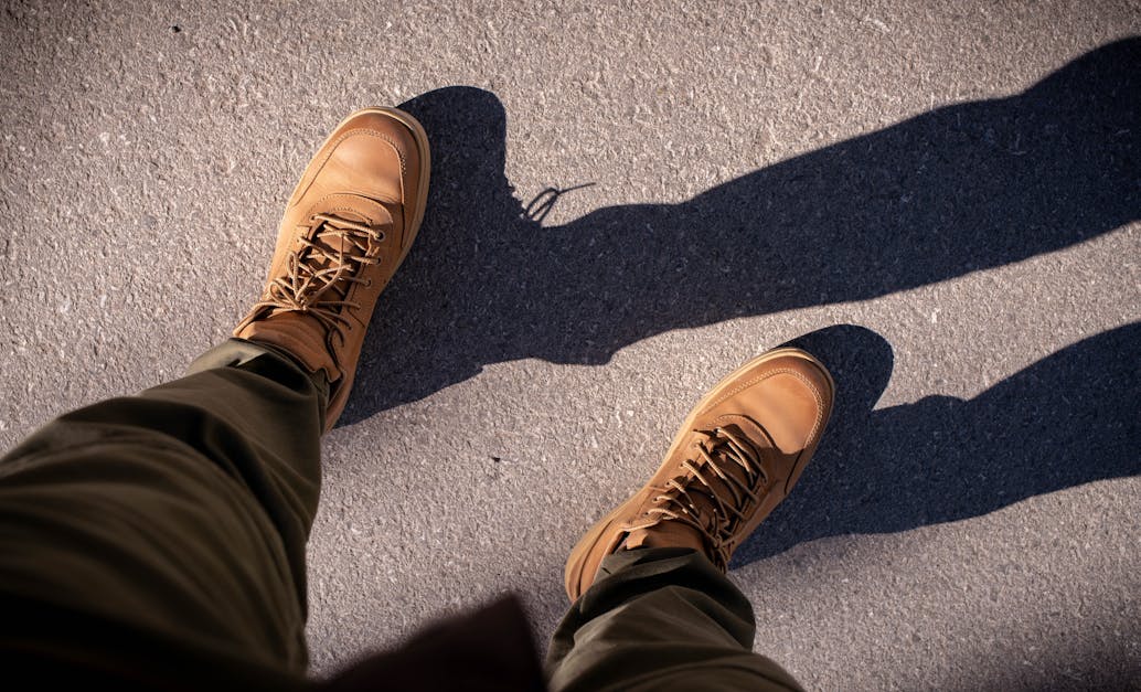 Free stock photo of legs, shadow, shoes