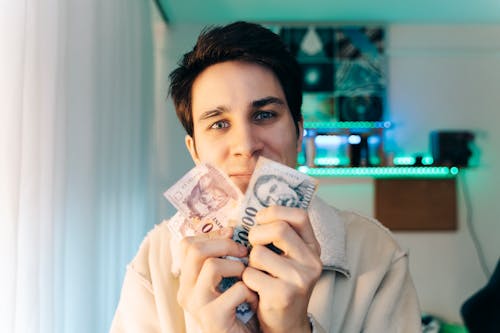 Free stock photo of cash, cute boy