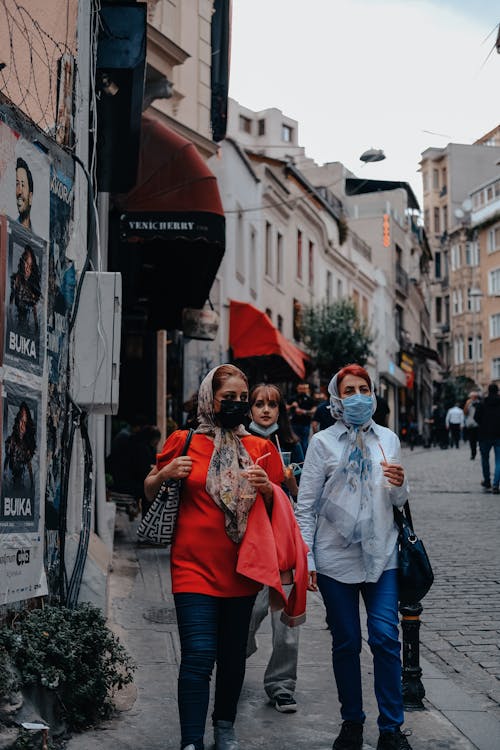 People Walking on Street