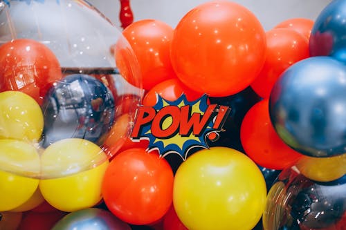 Foto profissional grátis de balões, decorações, fechar-se