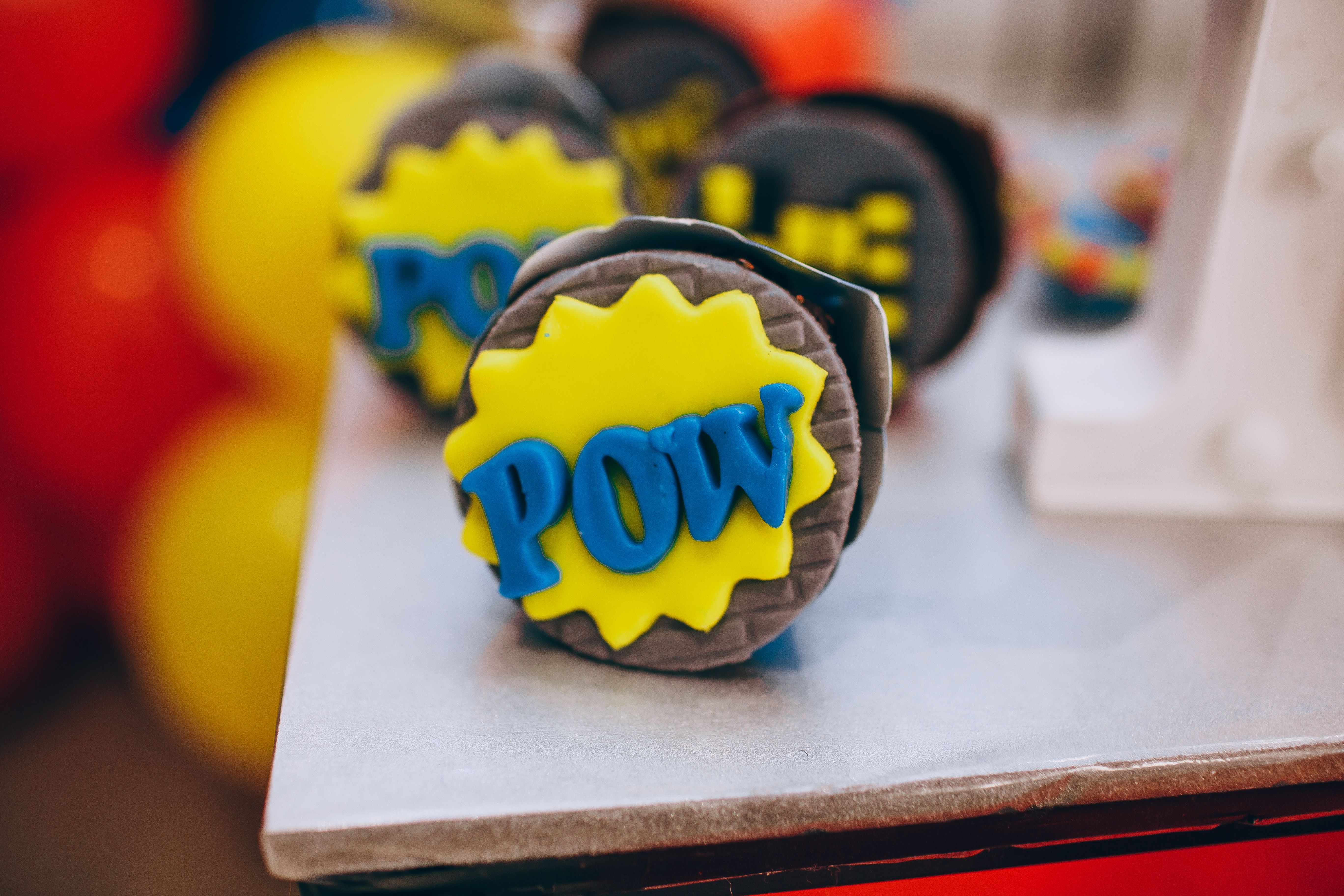 Kids' Birthday invitation POW!
