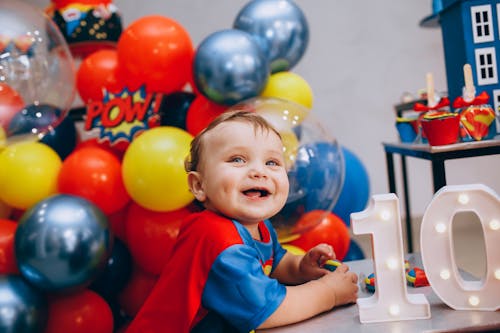
A Boy Celebrating His Birthday