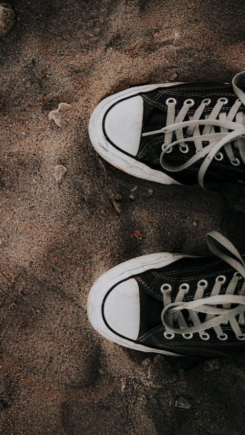 모래, 수직 쐈어, 신발의 무료 스톡 사진