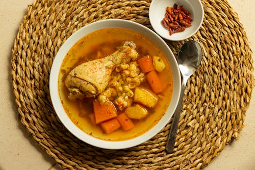 Immagine gratuita di alimento di comodità, brodo, carote