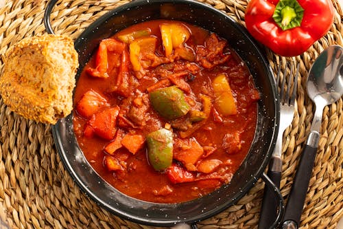 Free stock photo of peppers, plate of food, traditional cuisine