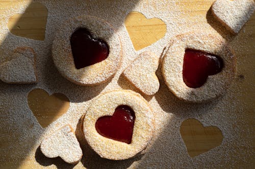 A Close-Up Shot of Yummy Cookies