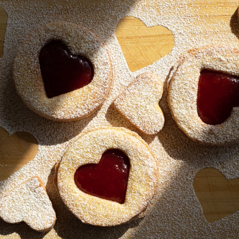Thumbprint Jam Cookies
