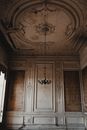 Chandelier Hanging in Old Dilapitated Room