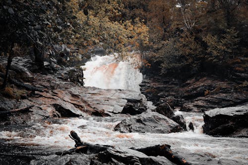 Waterfalls in a River