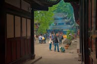 Photo of People Near Temple