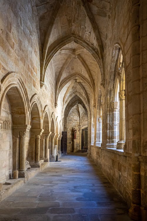 Foto d'estoc gratuïta de abadia, antic, arcs
