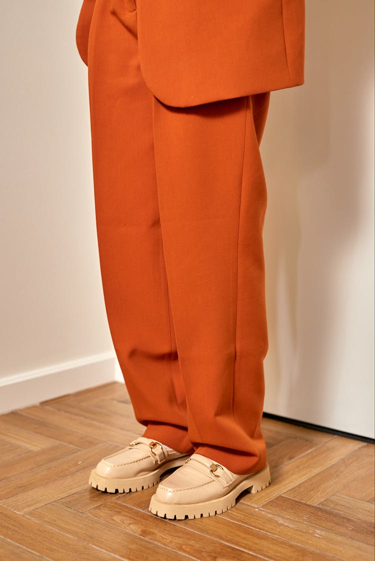 Orange Jacket And Trousers