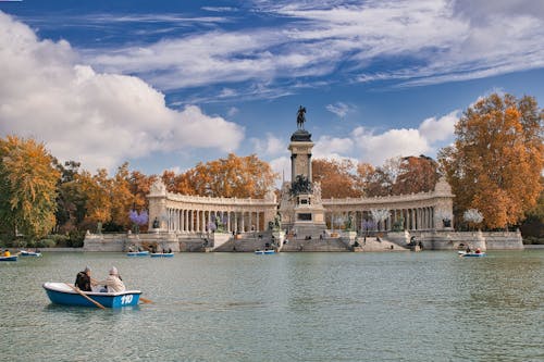 Gratis lagerfoto af arkitektur, el retiro park, havnefront