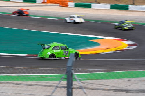 Beetle Cars in a Racing Competition