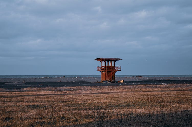 Lookout Tower On The Beach