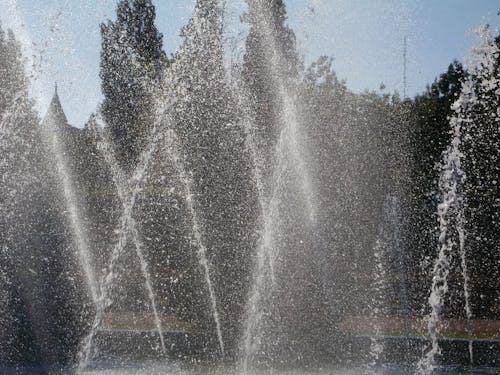 Gratis stockfoto met fontein op de universiteit