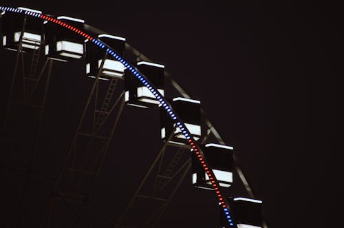 Free Photography of Ferris Wheel at Night Stock Photo