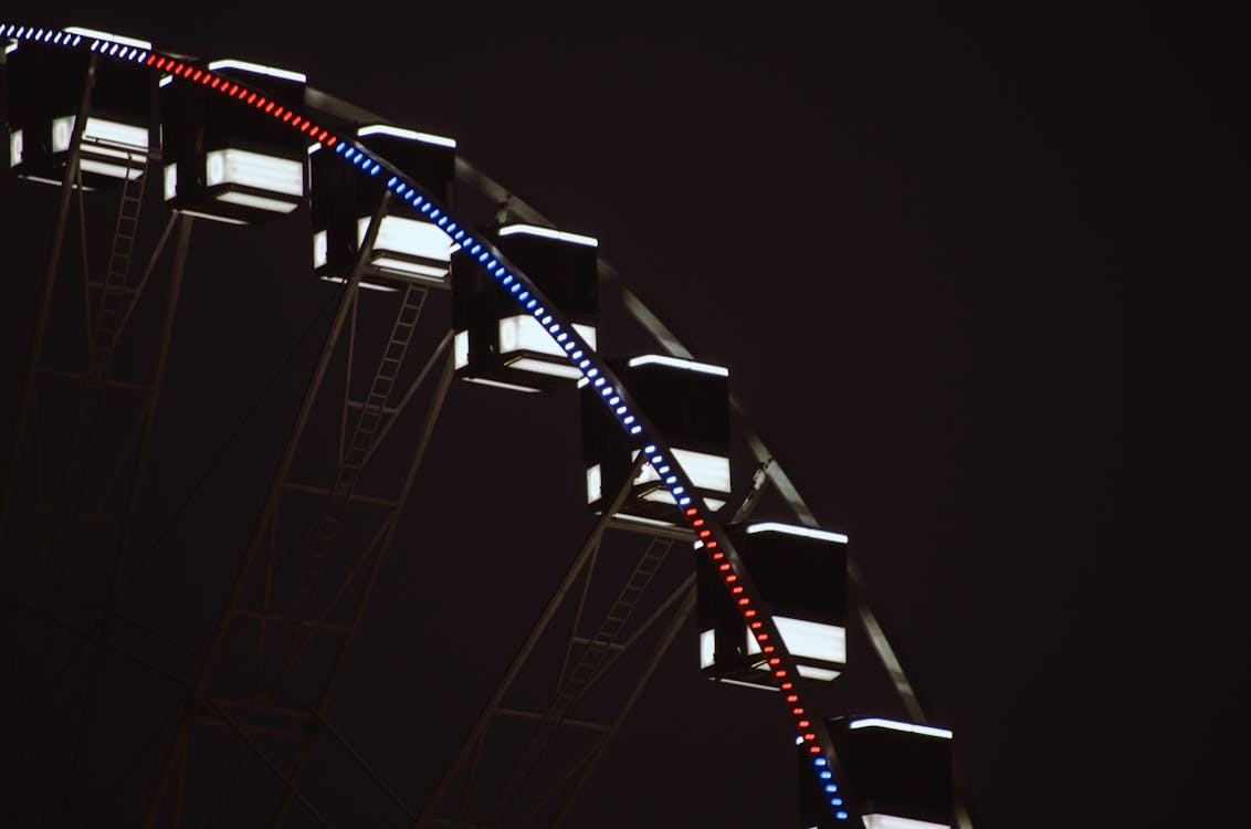 Photography of Ferris Wheel at Night