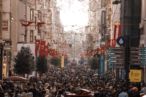伊斯坦堡, 伊斯蒂克尔·卡迪斯, 口罩 的 免费素材图片