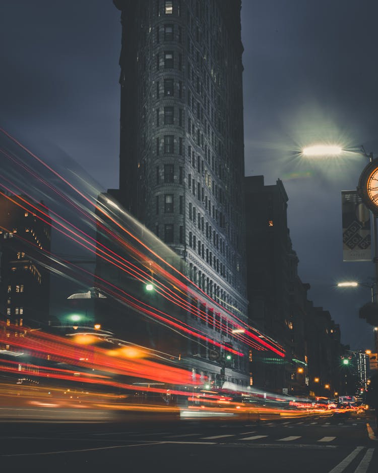 Time Lapse Photography Of Road