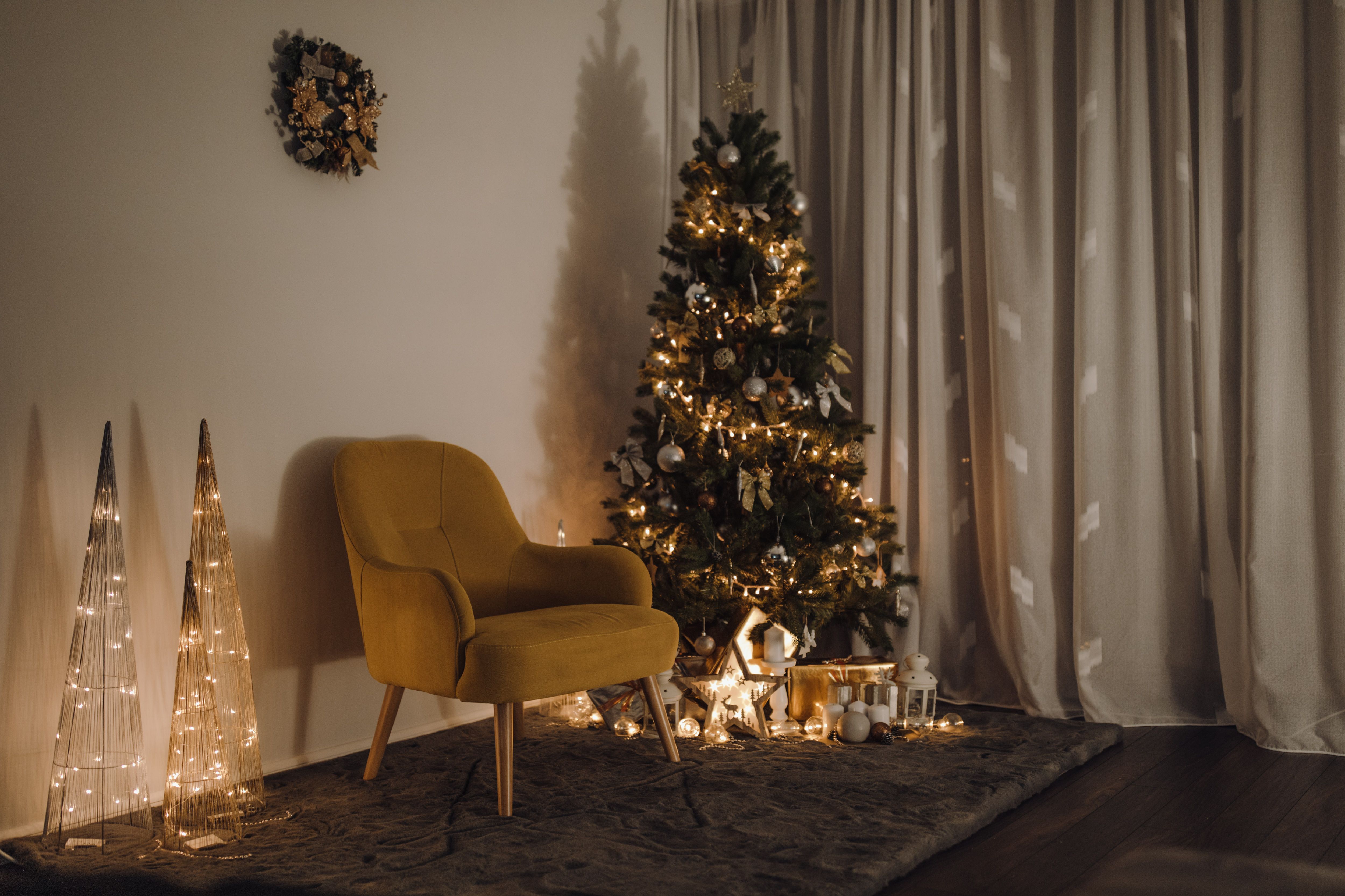 Deko-Ideen mit warmen Winterfarben – Kissenbezug 50x50 Senfgelb