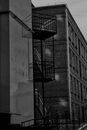 Grayscale Photo of Concrete Building