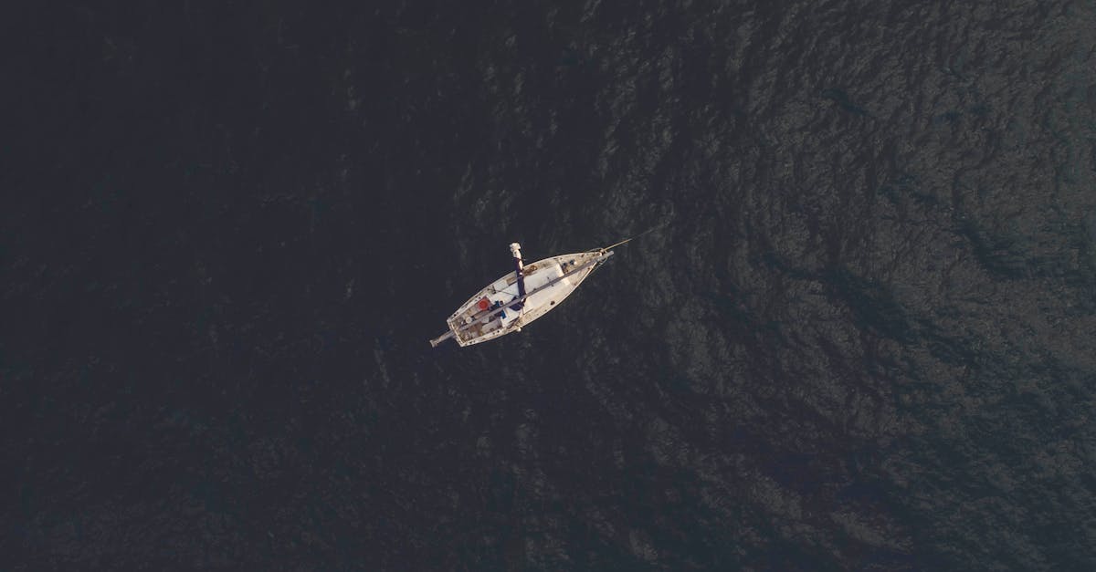Top View Photography of Sailboat