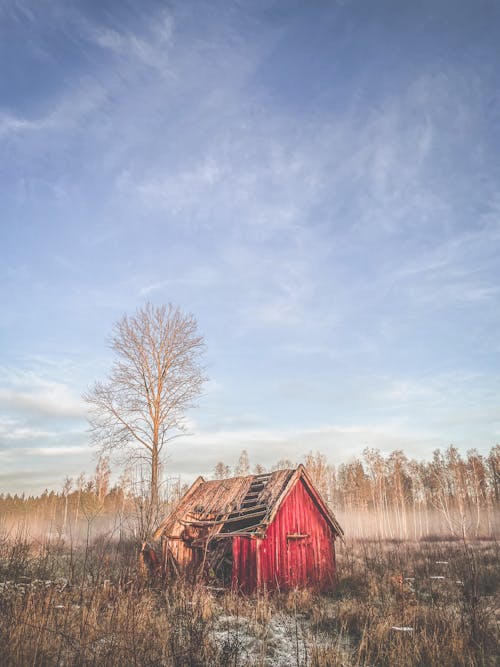 Gratis lagerfoto af faldefærdige, forladt, gård