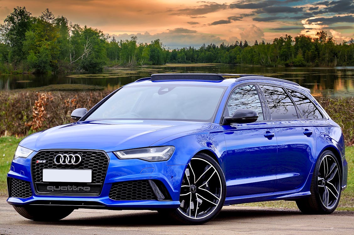 Sparkling Blue Audi