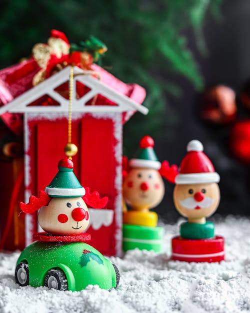 무료 산타 모자, 산타클로스, 셀렉티브 포커스의 무료 스톡 사진