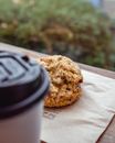 Brown Cookies on White Paper