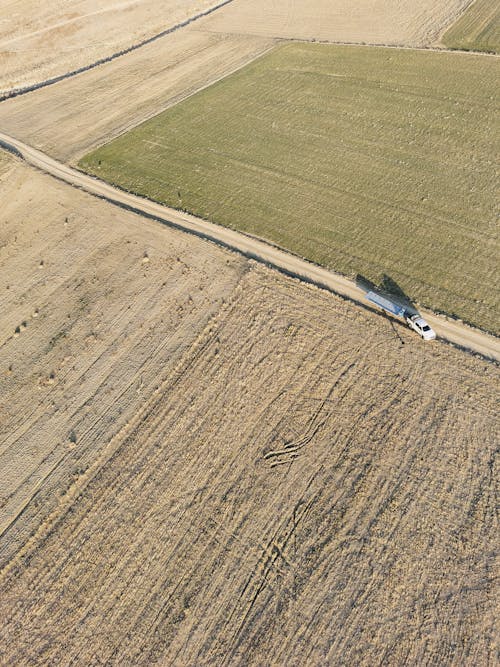 Free Aerial Photo of a Farmland Stock Photo