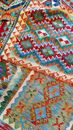 Red Blue and White Textile