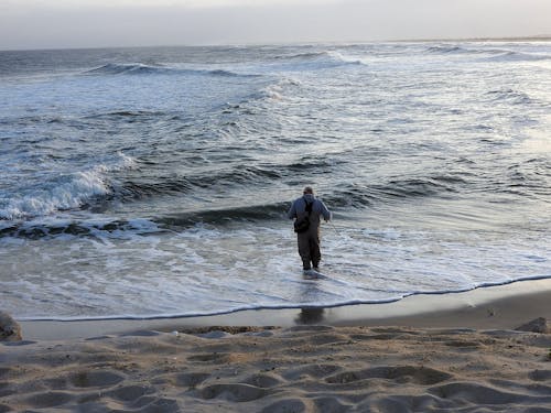balıkçı, okyanus içeren Ücretsiz stok fotoğraf