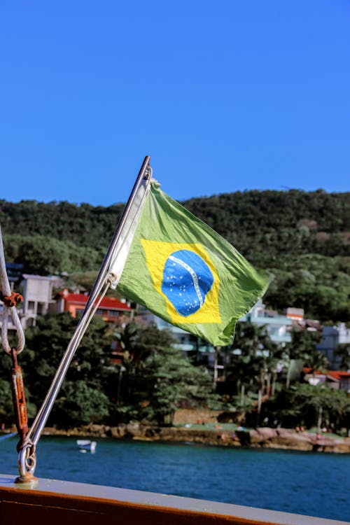 Foto profissional grátis de bandeira, bandeira nacional, Brasil