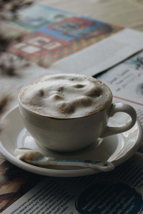 Free Coffee in a Cup Stock Photo