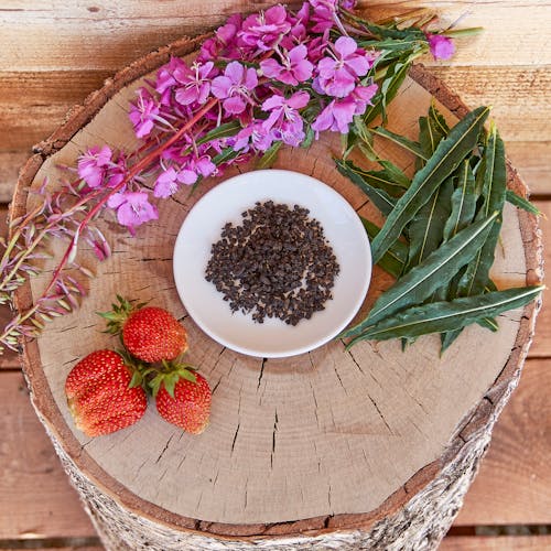 Organic Products over a Log