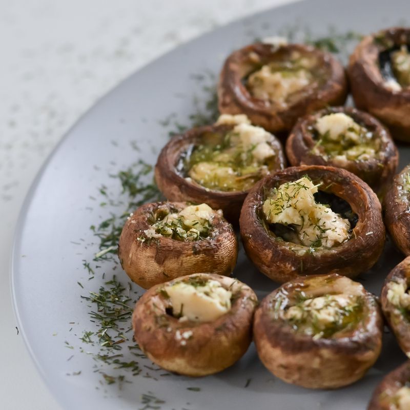 Classic Stuffed Mushrooms with Sausage and Cream Cheese