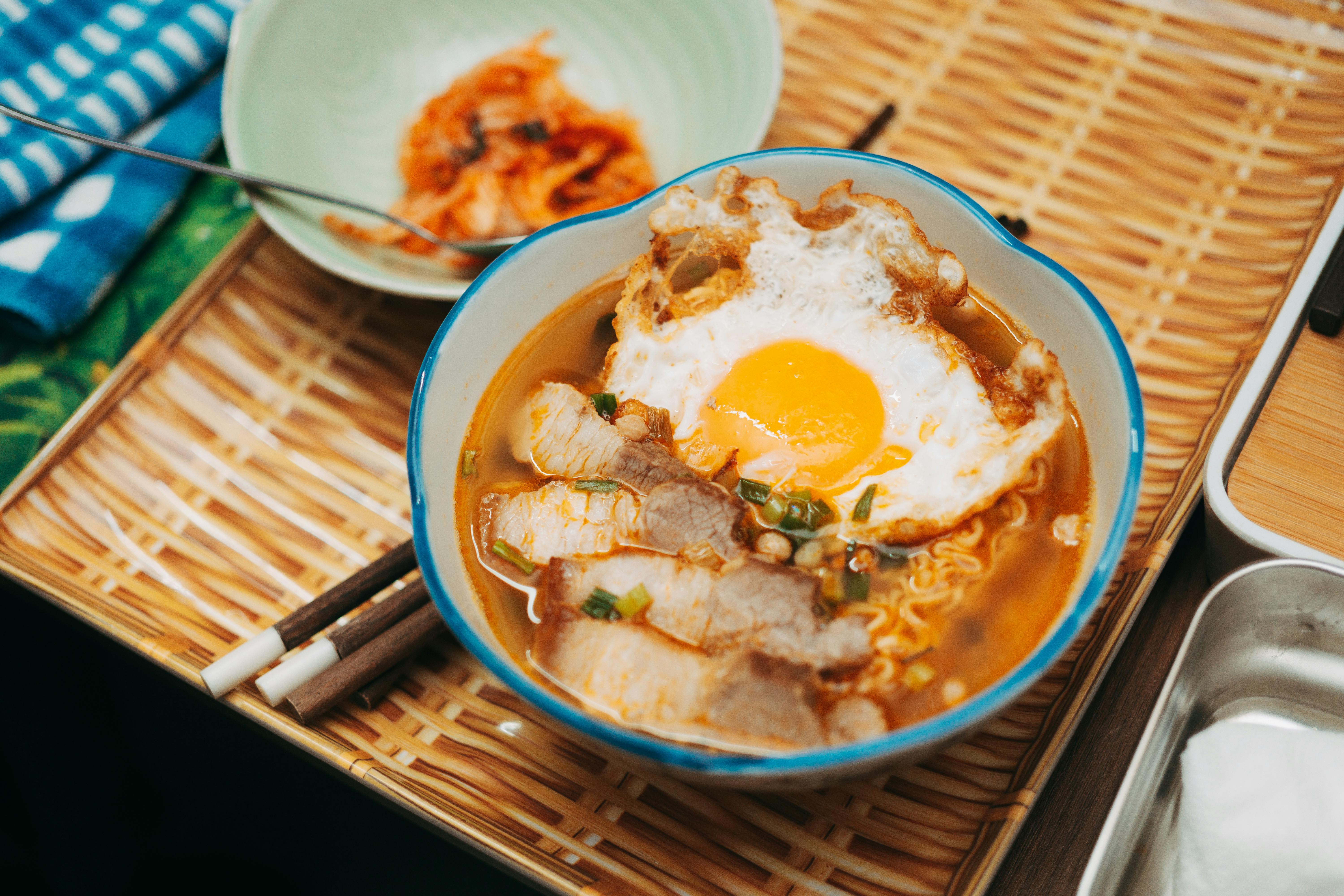 김치국 재료 모음 사진