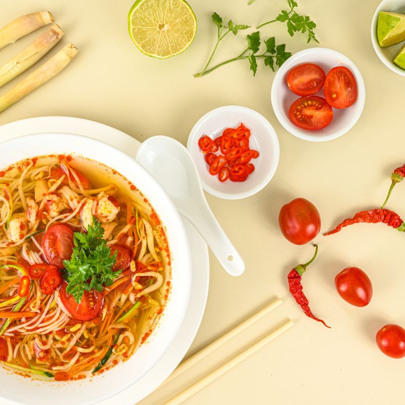 30-Minute Lemongrass Turkey Noodle Soup