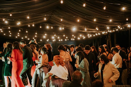 Free People Gathering in a Event Stock Photo