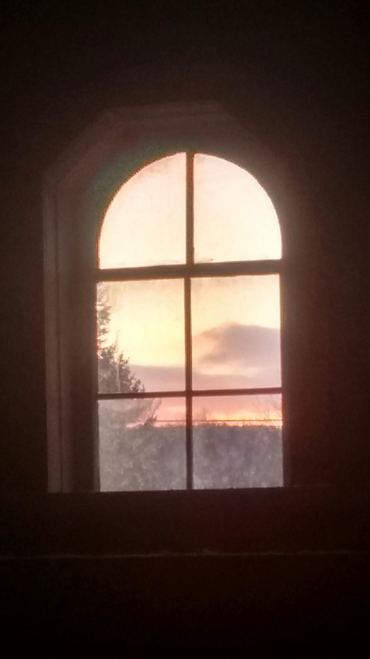 Free stock photo of barn window, sunset