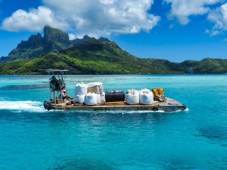 Mt Otemanu helicopter scenic — Bora Bora