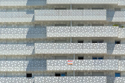 Building Facade with Balconies