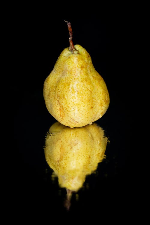 Close-Up Shot of a Ripe Pear