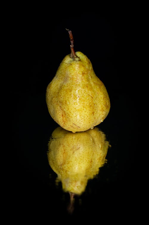 Free Yellow Fruit With Black Background Stock Photo